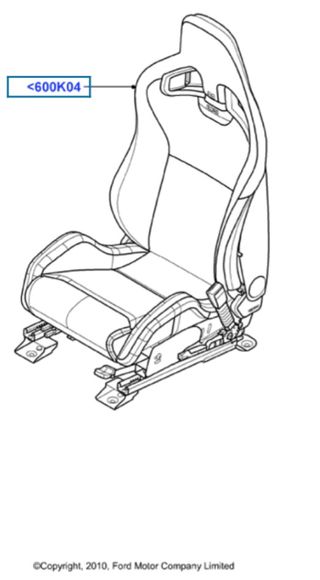 Asiento Conductor Recaro Ford Focus RS Mk2