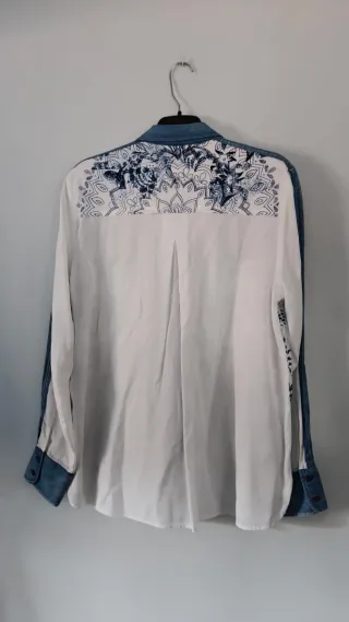 Camisa Blusa Desigual Estampado Floral