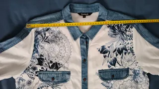Camisa Blusa Desigual Estampado Floral