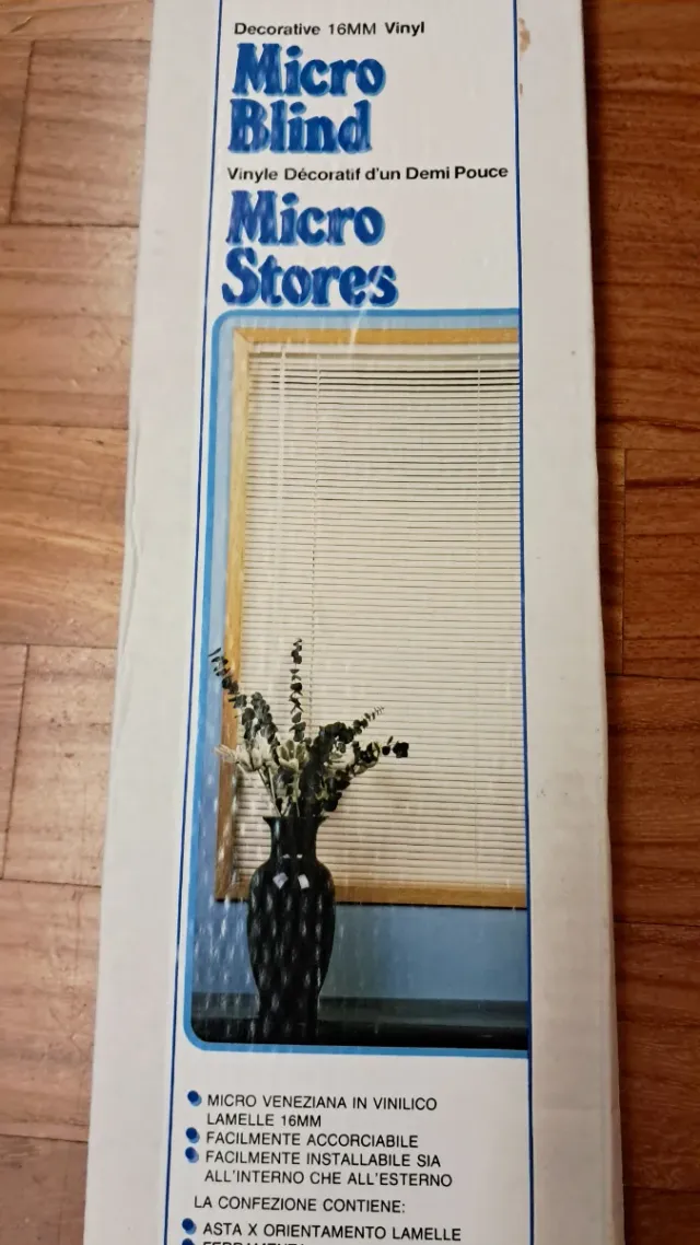 Tenda Veneziana Vinilica Grigia 70x180