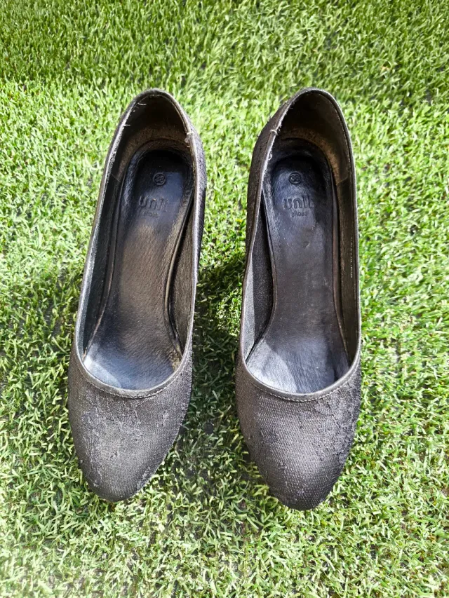 Zapatos de tacón negros Unit talla 38