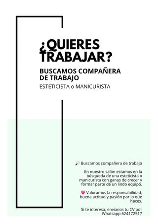 Manicurista o esteticista