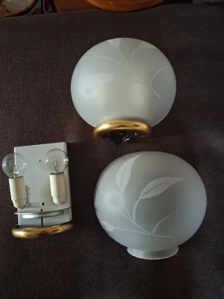 Coppia applique Murano Vintage oro