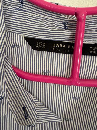 Camisa Zara rayas y bicis mujer
