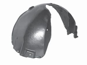 Resguardo Paso De Rueda Delantero Izquierdo (Delantero) para Ford FIESTA MK4 1996