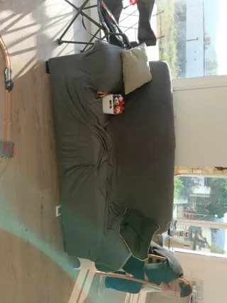 Sofá de 2 plazas gris