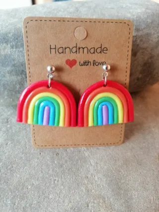 Lote Pendientes Fantasma Porcelana Fría