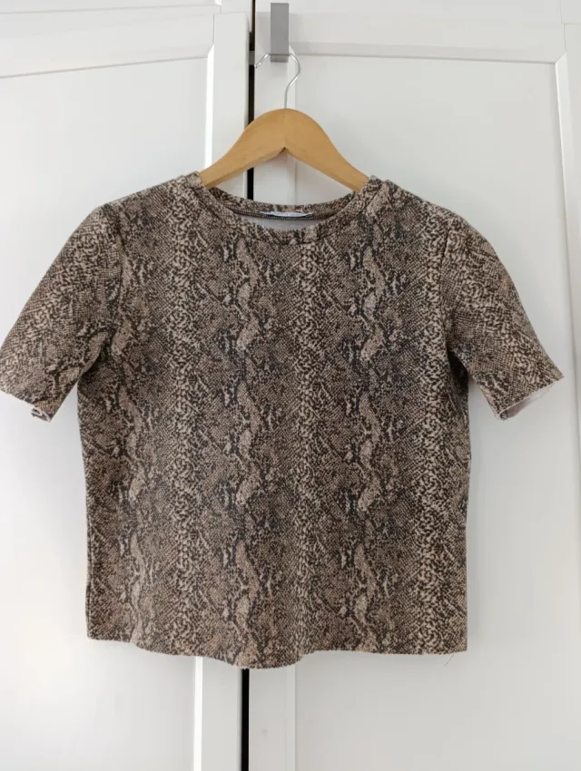 Camiseta estampada serpiente