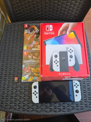 Nintendo Switch OLED + 3 Giochi