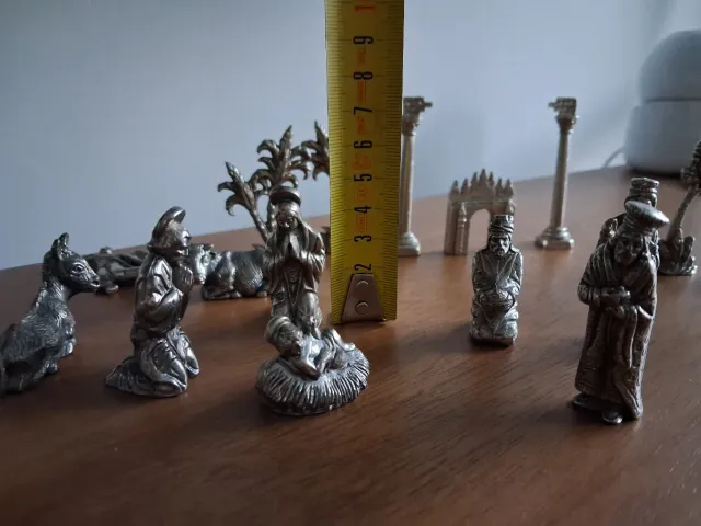 Belén Nacimiento Metal Figuras