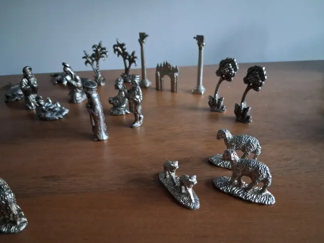 Belén Nacimiento Metal Figuras