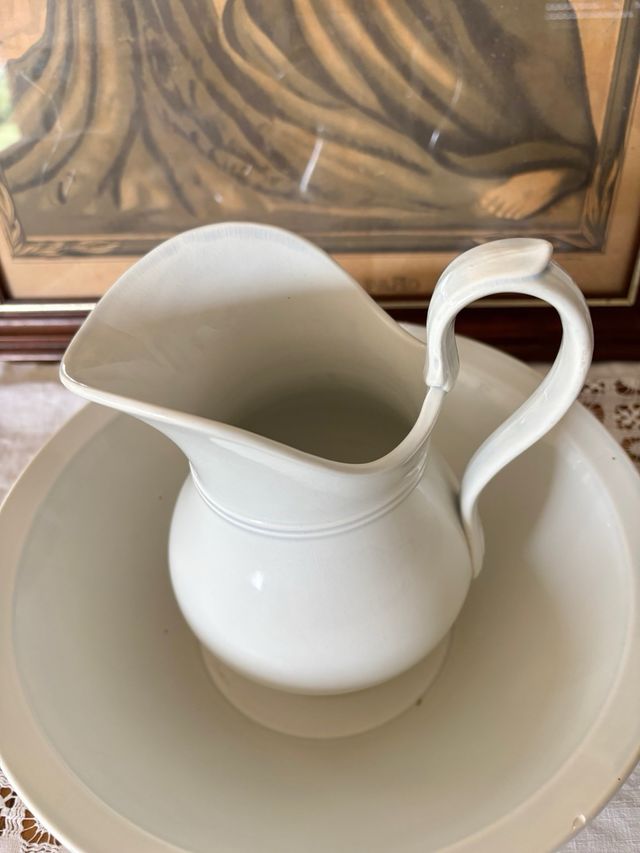 Conjunto de toilette antiguo terre de fer