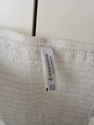 Top Corsé Bershka Blanco