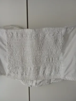 Top Corsé Bershka Blanco