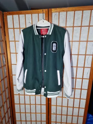 Chaqueta Universitaria Original Verde
