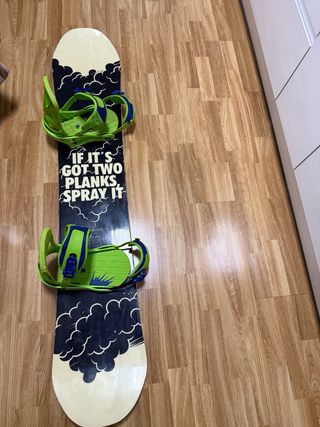 Tabla Snow Rome +Fijaciones Burton