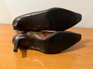 Botas de piel marrones talla 43