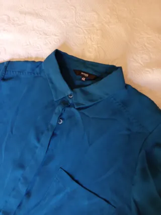 Blusa gasa Formula Joven azul talla 42
