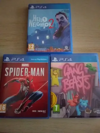 Juegos PS4: Hello Neighbor 2, Spider-Man, Gang Bea