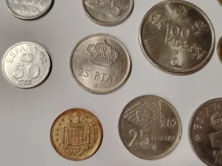 Lote 13 monedas Juan Carlos I