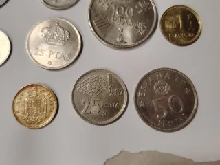 Lote 13 monedas Juan Carlos I