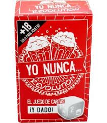 Yo Nunca Revolution Juego de Cartas +18