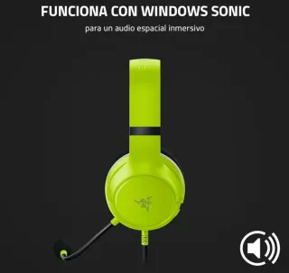 Auriculares Razer Kaira X con Micrófono Verde Lima