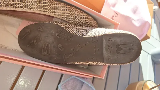 Pretty Ballerinas Bailarinas Beige y Dorado