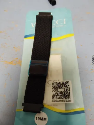 Correa Reloj Nylon VCCI 19mm Negra