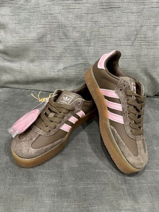Zapatillas Adidas Mujer Marrón y Rosa