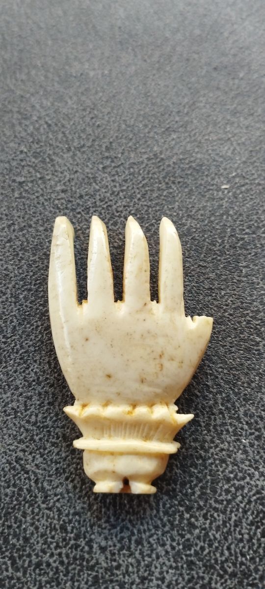 Antico raschietto a mano del XIX secolo