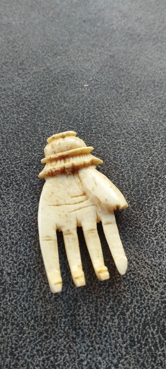 Antico raschietto a mano del XIX secolo