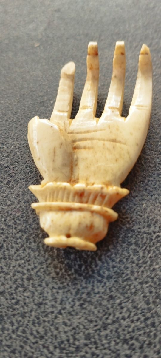 Antico raschietto a mano del XIX secolo