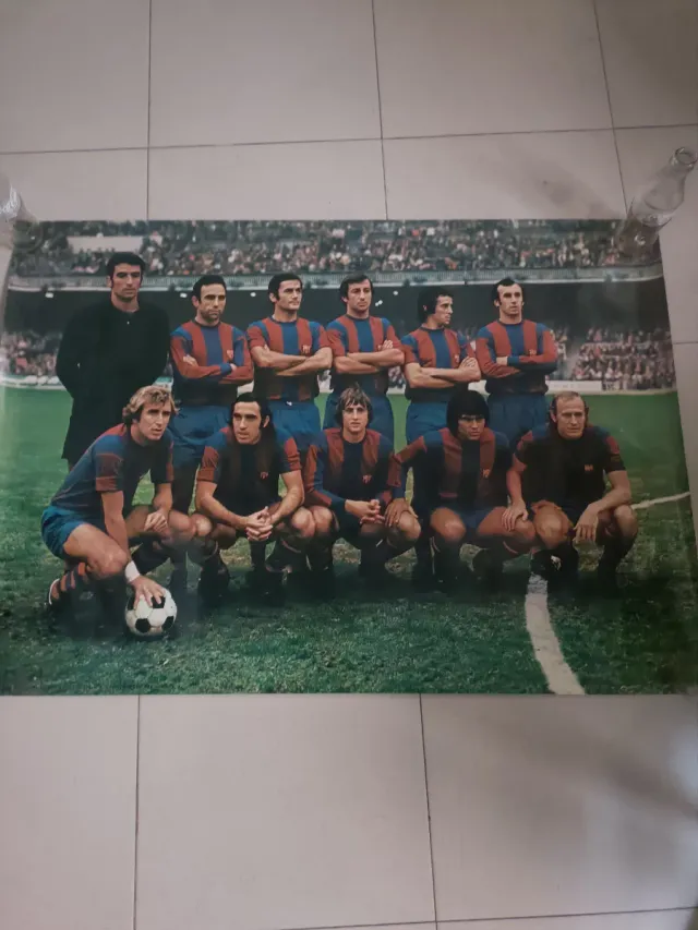 Modelo de Grande Poster do Barça 1973