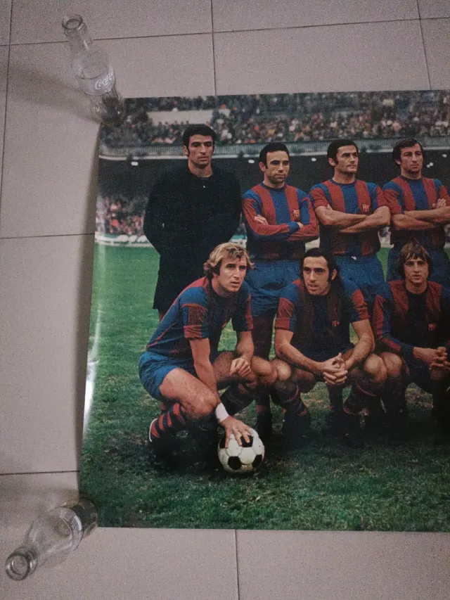 Modelo de Grande Poster do Barça 1973