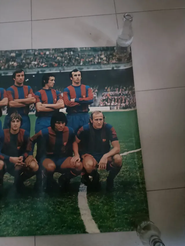 Modelo de Grande Poster do Barça 1973