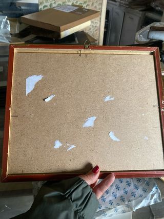 Cornice dorata in legno