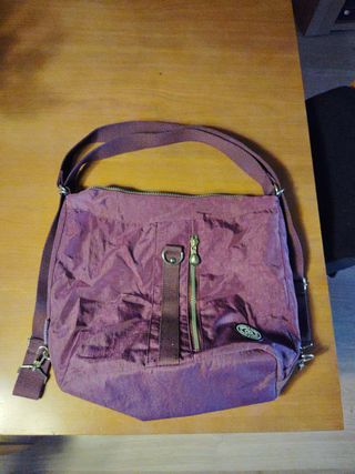 Bolso Mochila Morado Mujer