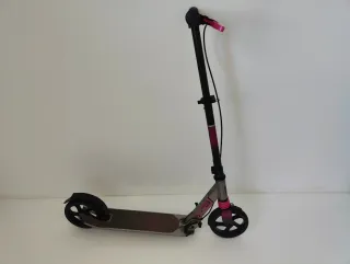 Patinete Plegable Gris y Rosa
