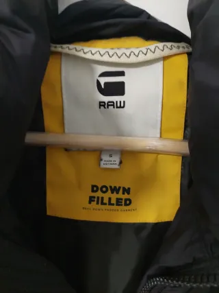 Chaleco G-Star RAW plumífero (oca) negro
