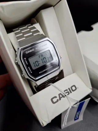 Casio Vintage A158WEM-9EF Plateado