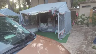 Tienda remolque Comanche buen estado