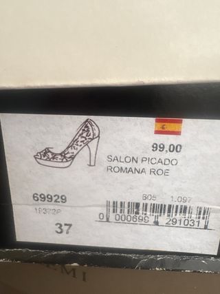 Sandalias Cuplé Piel Perforada Tostado