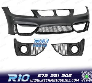 PARAGOLPES DELANTERO BMW E90 E91 05-08 LOOK M4 PDC REJILLAS