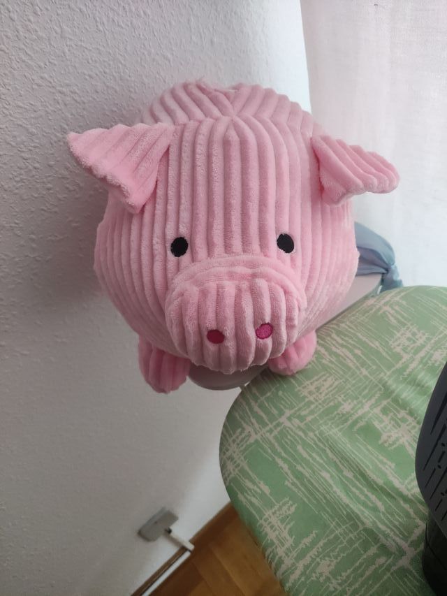 Cerdito hucha suave rosa y nuevo