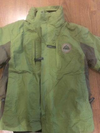 Abrigo infantil verde