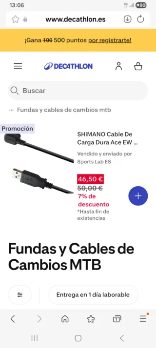 Cable Shimano Di2 EC300 12V