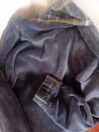 Bata de hombre gris talla L