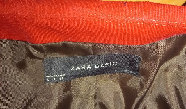 Blazer Rosso Zara