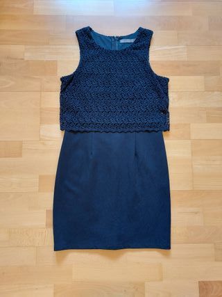 Vestido negro Cortefiel